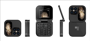 Telefono Economico di Alta Qualità I17Pro Dual Sim a Conchiglia con Schermo da 1,77 Pollici e Tastiera in Spagnolo e Francese - Product Image 4