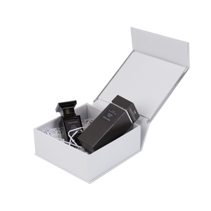 Logotipo personalizado Reciclable 30ml Botella de perfume Cajas de papel de regalo Lujo Negro Vacío <span class=keywords><strong>Clase</strong></span> Perfume Caja de embalaje duro - Product Image 3