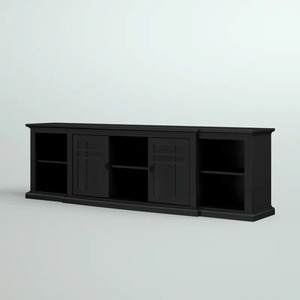 Soportes de <span class=keywords><strong>TV</strong></span> de montaje en suelo clásico de simplicidad negra moderna <span class=keywords><strong>Mueble</strong></span> de <span class=keywords><strong>TV</strong></span> de madera multifunción <span class=keywords><strong>Mueble</strong></span> Para <span class=keywords><strong>TV</strong></span> - Product Image 3