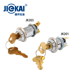 Jk203 Momentary Spring-Reset vít thiết bị đầu cuối Chicago phong cách Key Switch <span class=keywords><strong>Lock</strong></span> với 2 phím cho điện thoại - Product Image 6