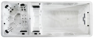 <span class=keywords><strong>Spa</strong></span> de nage multifonctionnel <span class=keywords><strong>avec</strong></span> contrôle Balboa, design moderne, <span class=keywords><strong>piscine</strong></span> extérieure pour loisirs familiaux dans le jardin - Product Image 2