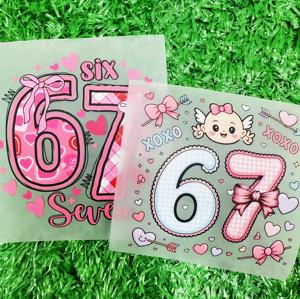 Parches Termoadhesivos Personalizables con Diseño <span class=keywords><strong>de</strong></span> Corazón para Transferencia DTF, Lavables y con Flocado, para Prendas - Product Image 3