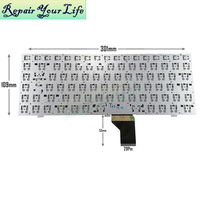 Keyboard Laptop Brazil PT-BR ABNT2 untuk Compaq Presario 21 21N CQ18 CQ21 HP 21 21N Notebook Keyboard P/N DOK-V6369I ZY-00-LA