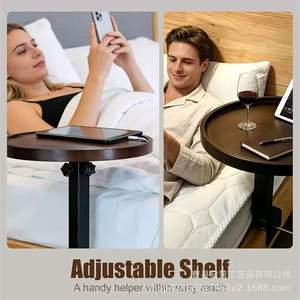 Adjustable Wooden Shelf 11 Inch Round Wall Mounted Detachable <b>Storage</b> <b>Tray</b> - Product Image 4
