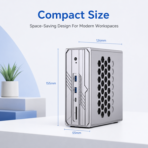 คอมพิวเตอร์ AI Mini Desktop Max+ 395 พร้อม WIFI 7 PC 128G LPDDR5X 2TB SSD ปรับแต่งได้จากโรงงานโดยตรง - Product Image 3