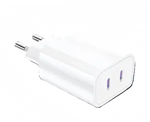 通用20W USB C快速壁式插座，带英国欧盟美国插头QC3.0 PD20W C型壁式充电器