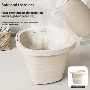 Cubo Plegable para Lavado de Autos al por Mayor - Diseño Ultra Plano de 5cm (2in) 10L/5L Herramienta para Detallado de Vehículos - Product Image 4