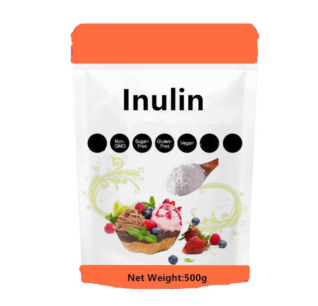 Food Additive Inulin Prebiotic Fiber High Purity (>90% Assay) Water Soluble Chicory Root Powder Sweeteners Vegan/Keto Friendly