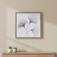 Cadre photo carré en toile mate Art Déco simple et élégant