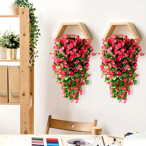 Wisteria Hanging Flowers Artificial Violet <b>Wall</b> <b>Vine</b> Living Room Hanging Plant Hanging Floral Decorations for Home Wholesale - Product Image 4