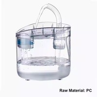 Distributeur d'eau automatique intelligent et portable 2,2 L pour animaux de compagnie (chats et chiens) – Écologique et rechargeable