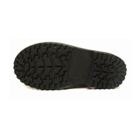Grosir Sandal Kustom Mode Tinggi dengan Logo Sandal Kulit Mewah untuk Pria Coklat Desain Klasik Sandal Kasual Datar Pria