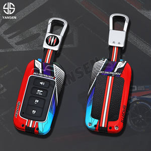 Étui pour clé de voiture, coque de protection pour <span class=keywords><strong>Toyota</strong></span> <span class=keywords><strong>Yaris</strong></span> Hybrid Auris RAV4 Camry 55 2012-2018, accessoires de voiture décoratifs en silicone - Product Image 3