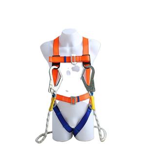 Harnais de sécurité complet de haute qualité pour travaux <span class=keywords><strong>en</strong></span> hauteur à cinq points, protection contre les chutes, double <span class=keywords><strong>corde</strong></span>, double crochet, polyester, capacité de charge de 300 kg - Product Image 1