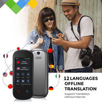 Traducteur intelligent Z2 pour voyager en toute liberté, interprétation simultanée, traducteur multilingue BT, matériau verre + PP