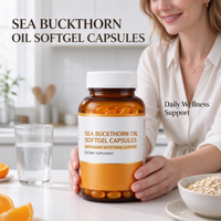 Capsules de Gel Doux à l'Huile de Nèfle Mélangée, Nutrition Végétale Naturelle, Complément Alimentaire OEM