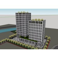 Edificio de apartamentos de dos pisos Casa Planes de construcción de apartamentos prefabricados