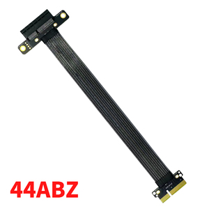 Pcie 4.0 4X để X4 16X Riser cáp mở rộng <span class=keywords><strong>PCI</strong></span> Express gen4 PCIE x4 Extender bạc-mạ dây linh hoạt cho GPU <span class=keywords><strong>SSD</strong></span> Bộ chuyển đổi - Product Image 3