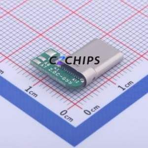 U261-2422N-4B0337 USB <b>Connector</b> <b>Connector</b> ( <b>Connector</b> Type: Type-C )( Gender: Male )( Number of Contacts: 24P ) - Product Image 2