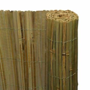 4M Slatted <strong>Bamboo</strong> Fence <strong>Screening</strong> Roll Natural Slat Panel Privacy <strong>Garden</strong> Penal - Product Image 1