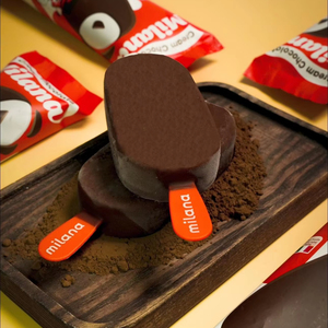 Barre de crème glacée enrobée de chocolat OEM, gelato au lait croustillant, dessert glacé au chocolat riche, marque privée, fournisseur en gros, usine - Product Image 1