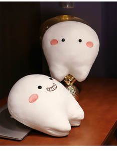 Coffret Cadeau Oreiller en Peluche Dents de Lait 2026 |   Jouets en peluche sur le thème du dentiste pour les fêtes - Product Image 1