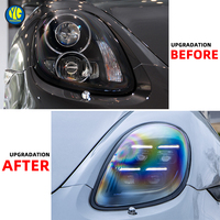 Lampu Depan LED Berkualitas Tinggi YU GUANG untuk Porsche 981 Cayman Boxster 2012-2015, Upgrade Lampu Depan Matrix LED