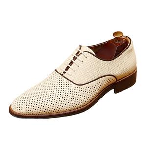 Best-selling perforated leather shoes for men - business formal wear, genuine leather soft surface, breathable, casual shoes - Product Image 5