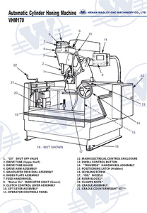 Achetez une machine à affûter facile à utiliser, machine à alésage automatique de moteurs métalliques, machine à affûter verticale pour cylindres, pour la quincaillerie - Product Image 5