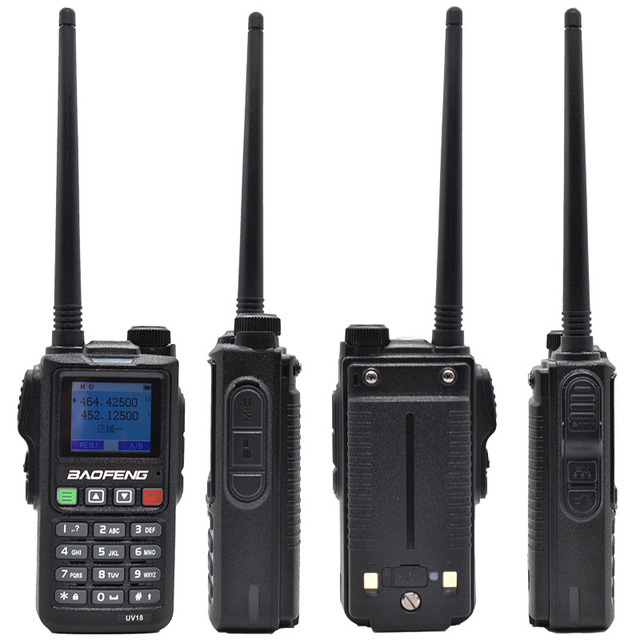 Hotselling BF-UV18 Tpye-c Direct Charging Dual Band High Power Long Range Hf Transceiver