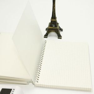 New Blank Square Grid <b>Dot</b> Matrix Lined Transparent A5 Thickened PP Spiral Binding <b>Notebook</b> Wholesale Customizable Gift - Product Image 3