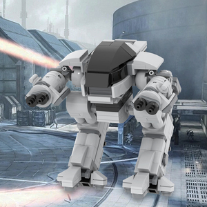 NOUVEAU Modèle de chapeau RoboCop ED209 Ensembles de construction en plastique pour enfants Briques de construction Jouets de puzzle - Product Image 2