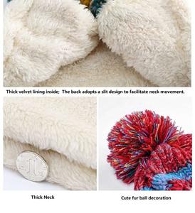 Chapeau d'hiver doux et mignon en laine tricoté pour femmes, ensemble de protection des oreilles et du cou. - Product Image 4