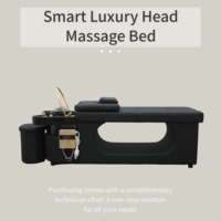 Tempat Tidur Spa Kepala Jepang Mewah dengan Terapi Uap Sirkulasi Air Termostatik, Tempat Tidur Pijat Sampo Profesional untuk Salon