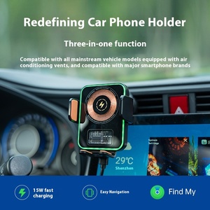 <strong>iPhone</strong> Find My 15W Wireless Fast Charging Car Phone Holder GPS <strong>Tracker</strong> 4G Network IOS <strong>App</strong> 1 Year Warranty 20000mAh Battery Screw - Product Image 5