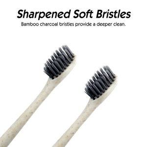 ערכת ציוד לאמבטיה במלון, מברשת שיניים מתכלה איכותית, קשית מותאמת אישית, מברשת שיניים מפלסטיק עם סיבי פחמן, ערכת אמבטיה למלון - Product Image 2