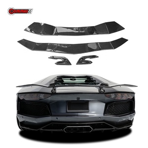 Aileron arrière style Vors en fibre de carbone sèche pour Lamborghini Aventador LP700 LP720 LP750, kit d'aileron arrière pour voiture - Product Image 1