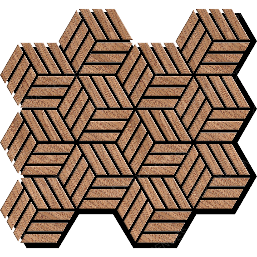 Elegant wood finish Acoustic Wall Sound proofing Acoustic Decor Noise Reduction