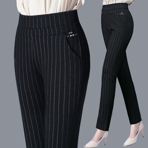 Yuhong Wholesale High-quality Women's Business Pants Women's Casual <strong>Trousers</strong> Loose Thin High Waist Middle-aged Leisure Pencil Tr - Product Image 2