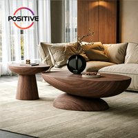 Ensemble de tables basses ovales modernes vintage, style nordique design, meubles créatifs pour salon, vente en gros