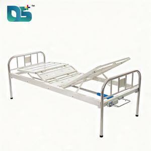 Directo de fábrica, 2 funciones, Manual, cama de Hospital, cabeza, pie, manivelas cromadas, uso para ancianos, cama de Hospital - Product Image 5