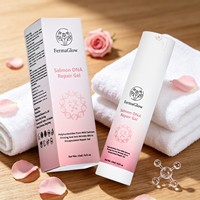 Crème Gel Réparatrice Apaisante pour Peaux Sensibles Abîmées par les Stéroïdes, à base de PDRN Fermenté, d'ADN de Saumon, d'Oligopeptide-1 et d'Oligopeptide-3