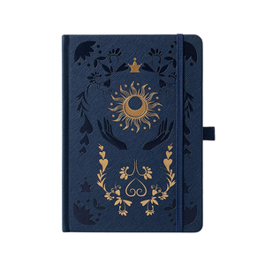 Carnet de notes en cuir PU personnalisé avec estampage et gaufrage, couverture rigide, 100 pages, reliure cousue, journal intime - Product Image 5