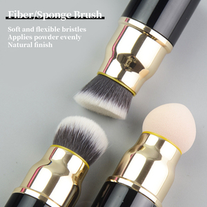 Màu Đen 3 Trong 1 Xách Tay Pha Trộn Chất Lỏng Stick Biểu Tượng Tùy Chỉnh Du Lịch Bán Buôn Mini Chất Lượng Cao Nền Tảng Chuyên Nghiệp Trang Điểm Bàn Chải - Product Image 3