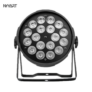 <span class=keywords><strong>DMX</strong></span> sân khấu <span class=keywords><strong>LED</strong></span> PAR 64 RGBW 18x10W ma trận ánh sáng cho các ứng dụng khách sạn - Product Image 1