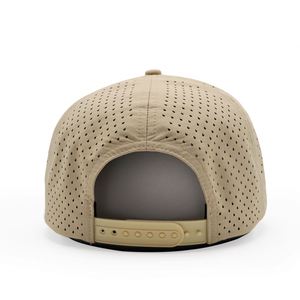 Custom Your Own Logo Embroidery 5 Panel <b>Waterproof</b> Performance Laser Perforated Golf Rope Hat Baseball <b>Cap</b> - Product Image 4