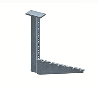 Support de suspension de plafond inversé pour chemin de câbles en acier au carbone avec surface galvanisée sous le plafond