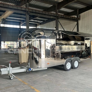 Camion de nourriture en acier inoxydable Hot Dog Pizza Café Crème glacée Nourriture Remorque Royaume-Uni Irlande Europe COC Standard - Product Image 3