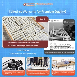 Cama de Hospital Manual Multifuncional Curva Zhongquan para Uso Doméstico y Hospitalario con Garantía de por Vida - Product Image 5