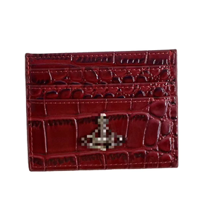 Portamonete Stile Punk <span class=keywords><strong>con</strong></span> Texture Goffrata Coccodrillo, <span class=keywords><strong>Porta</strong></span> <span class=keywords><strong>Carte</strong></span> Multiplo <span class=keywords><strong>con</strong></span> Motivo a Stiletto - Product Image 1